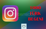 ⭐Instagram 1000 Türk Beğeni⭐