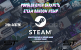 ⭐Popüler Oyun Garantili Steam Random Hesap⭐