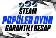✨POPÜLER Oyun Garantili | Steam Random Hesap✨