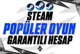 ✨POPÜLER Oyun Garantili | Steam Random Hesap✨
