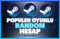 ✅POPÜLER OYUN GARANTİLİ✅STEAM RANDOM HESAP
