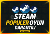 POPÜLER OYUN GARANTİLİ - STEAM RANDOM HESAP