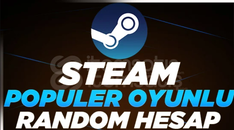 [POPÜLER OYUN GARANTİLİ] Steam Random Hesaplar!