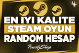 [⭐KALİTE OYUNLU] STEAM RANDOM HESAP