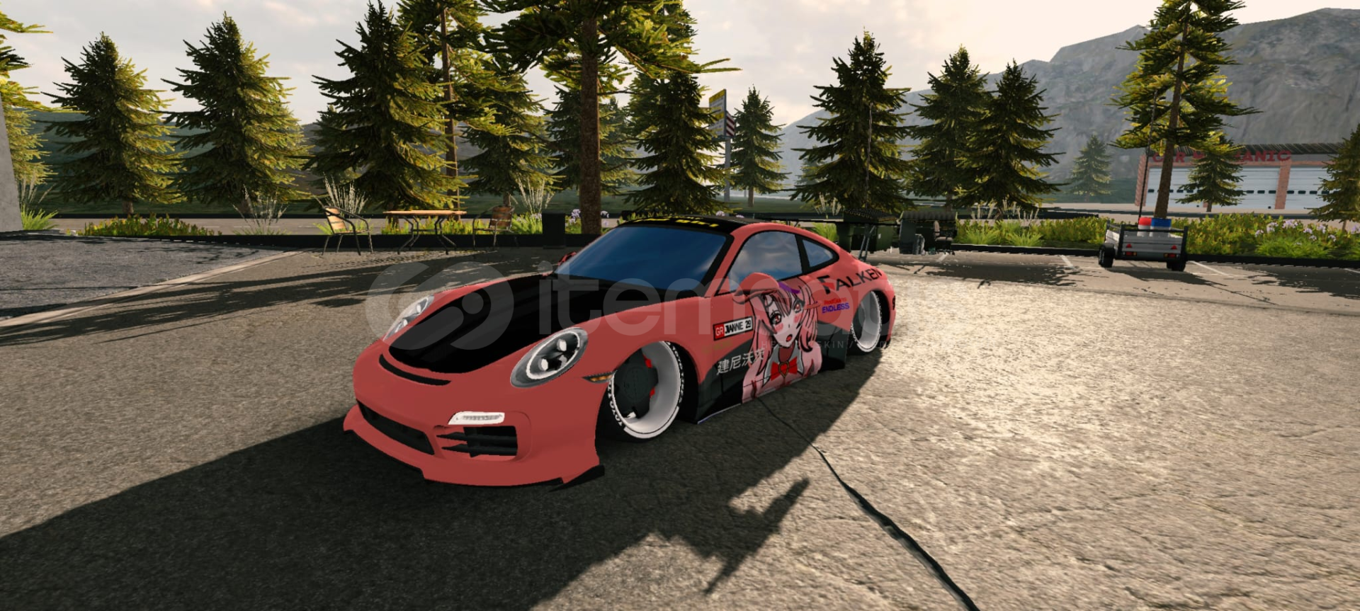 porsche 911 anime çizim  porsche 911 anime çizim