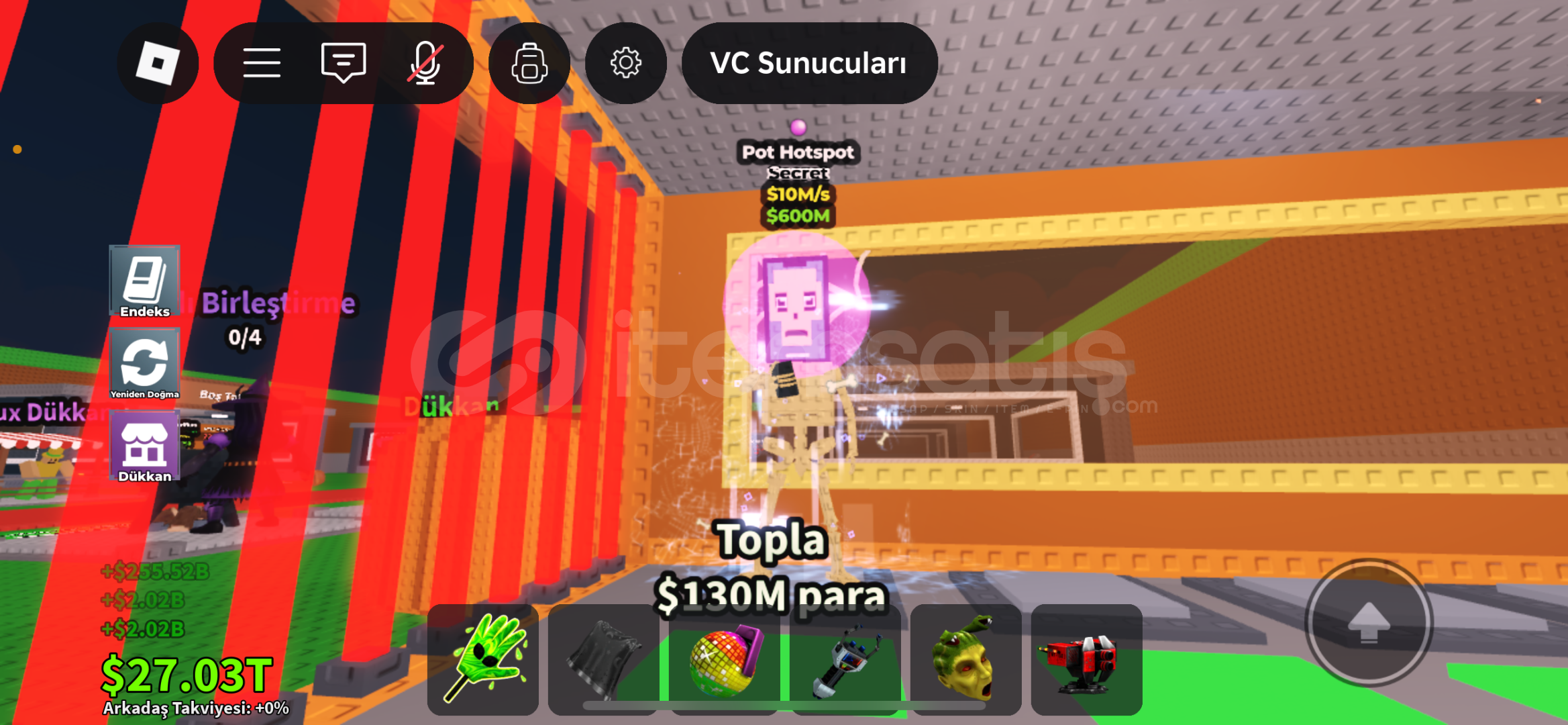 Pot hotspot 10M in a second Pot hotspot 10M in a second