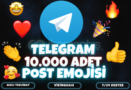 ⭐️[POZİTİF] 10.000ADET TELEGRAM POST EMOJİSİ⭐