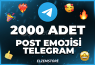 Pozitif ⭐2000 Post Emojisi - Güvenilir