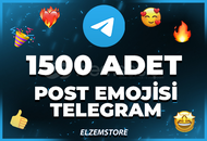 Pozitif ⭐1500 Post Emojisi - Güvenilir