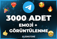 Pozitif ⭐3000 Post Emojisi + Post Görüntülenme