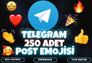 ⭐️[POZİTİF] 250 ADET TELEGRAM POST EMOJİSİ⭐