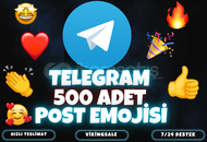 ⭐️[POZİTİF] 500 ADET TELEGRAM POST EMOJİSİ⭐