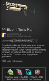 PP Bizon Tesis Planı 4 stickerli