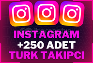 ⭐[PREMİUM] 250 ADET KALİTELİ TÜRK TAKİPÇİ