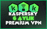 ⭐[PREMİUM] 6 AYLIK KASPERSKY VPN PREMİUM⭐