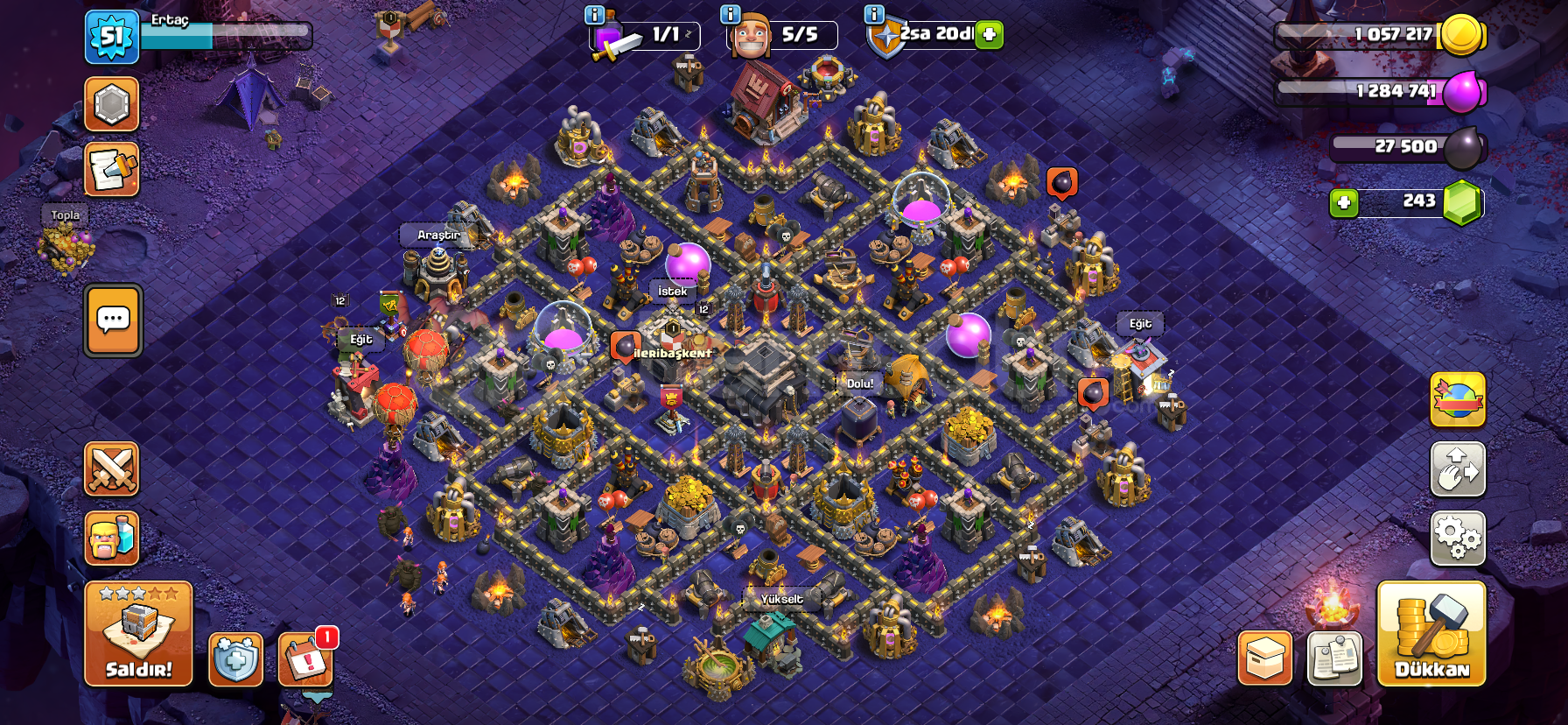 PREMİUM CLASH OF CLANS HESABI PREMİUM CLASH OF CLANS HESABI
