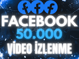 ⚡[PREMİUM]⚡ FACEBOOK +50.000 ORGANİK İZLENME