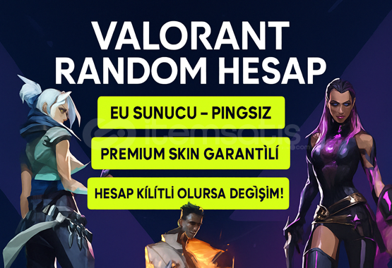⭐Premium Garantili EU Server Random Valorant⭐ ⭐Premium Garantili EU Server Random Valorant⭐