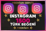 ⚡ [ PREMİUM ] INSTAGRAM 1500 TÜRK BEĞENİ ⚡