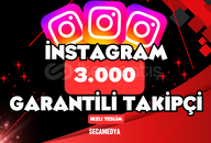 [PREMİUM] İNSTAGRAM 3.000 TAKİPÇİ GARANTİLİ