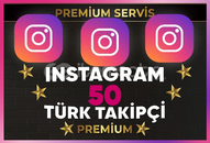 ⚡ [ PREMİUM ] INSTAGRAM 50 TÜRK TAKİPÇİ ⚡