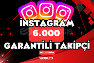 [PREMİUM] İNSTAGRAM 6.000 TAKİPÇİ GARANTİLİ