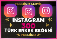 ⚡[ PREMİUM ] İNSTAGRAM TÜRK ERKEK 300 BEĞENİ⚡