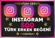 ⚡[ PREMİUM ] İNSTAGRAM TÜRK ERKEK 500 BEĞENİ⚡