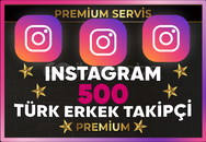 ⚡[ PREMİUM ] İNSTAGRAM TÜRK ERKEK 500 TAKİPÇİ⚡