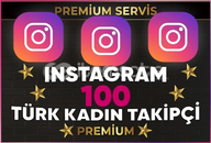 ⭐[ PREMİUM ] İNSTAGRAM TÜRK KADIN 100 TAKİPÇİ ⭐