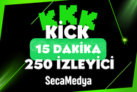 [PREMİUM] KİCK 15 DAKİKA 250 İZLEYİCİ