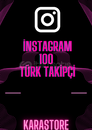PREMIUM l INSTAGRAM 100 Türk Takipçi gönderim 