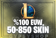  ⭐|PREMİUM|⭐LOL 50-850 SKİN RANDOM HESAP✨
