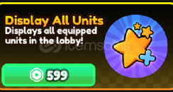 ⭐Display All Units - Anime Vanguards⭐