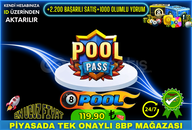 ⭐PREMİUM POOL PASS⭐ID AKTARIMI ⭐PREMİUM POOL PASS⭐ID AKTARIMI