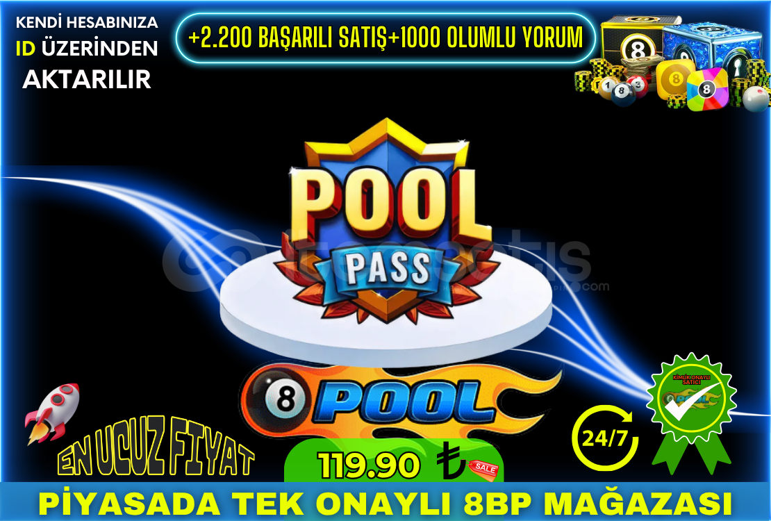 ⭐PREMİUM POOL PASS⭐ID AKTARIMI ⭐PREMİUM POOL PASS⭐ID AKTARIMI