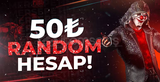 ⭐Premium pubg random hesap⭐
