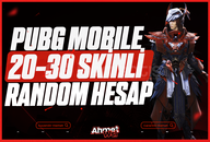 ⭐20-30 SKİN RANDOM HESAP PUBG MOBİLE⭐