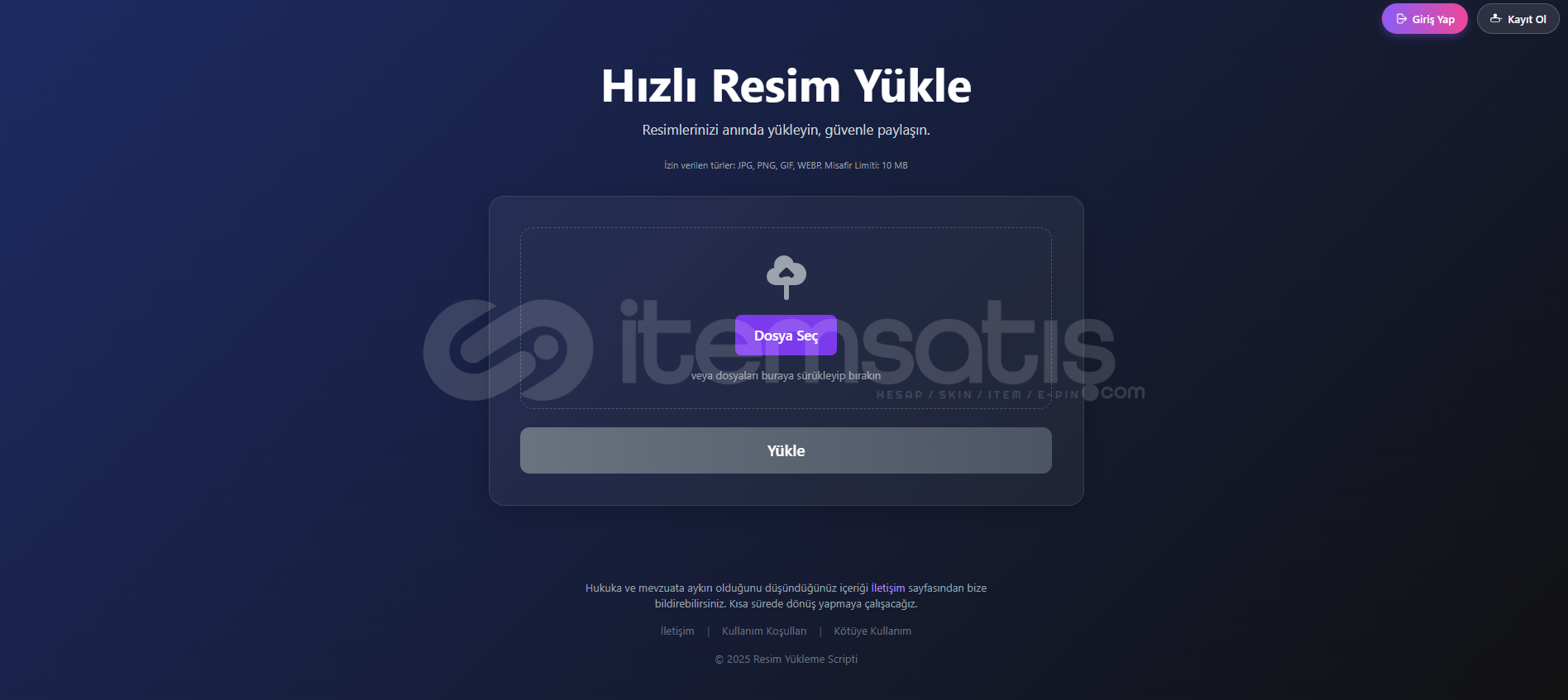 Premium Resim Yükleme Script Premium Resim Yükleme Script