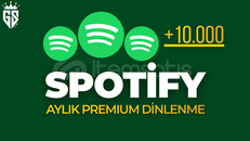 [PREMIUM] SPOTİFY AYLIK DİNLENME +10.000