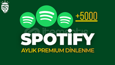 [PREMIUM] SPOTİFY AYLIK DİNLENME +5000