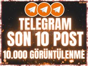 ⚡PREMİUM⚡TELEGRAM SON 10 POST 10000 GÖRÜNTÜLEME