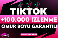 [PREMİUM]⭐TİKTOK +100.000 İZLENME GARANTİLİ⭐