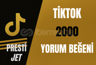 ⭐[PREMİUM] TİKTOK 2000 YORUM BEĞENİ