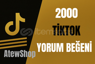 ⭐[PREMİUM] TİKTOK 2000 YORUM BEĞENİSİ 