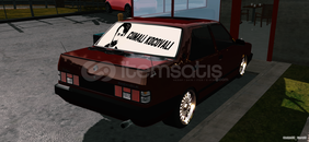 PREMİUM TOFAŞ Havlu ve Cam Çizimli