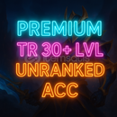PREMIUM TR 30+ LVL UNRANKED ACC