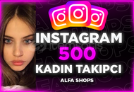 ⭐️[PREMİUM TÜRK] 500 TAKİPÇİ | KADIN