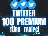 ⚡[PREMİUM]⚡Twitter +100 Türk Takipçi