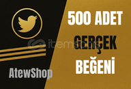 ⭐[PREMİUM] TWİTTER 500 BEĞENİ ♻GARANTİLİ♻